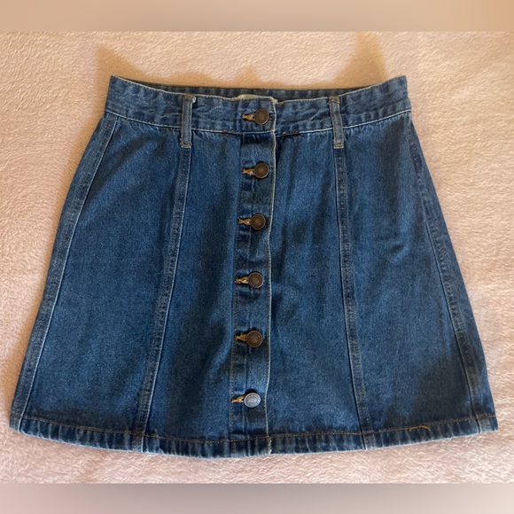 Medium Forever 21 Jean Skirt - Picture 1 of 3